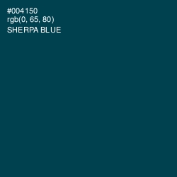 #004150 - Sherpa Blue Color Image